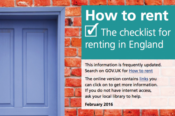 How To Rent - The Checklist for renting in England